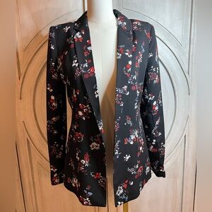 Pinkie Women’s Elegant Floral Black Blazer